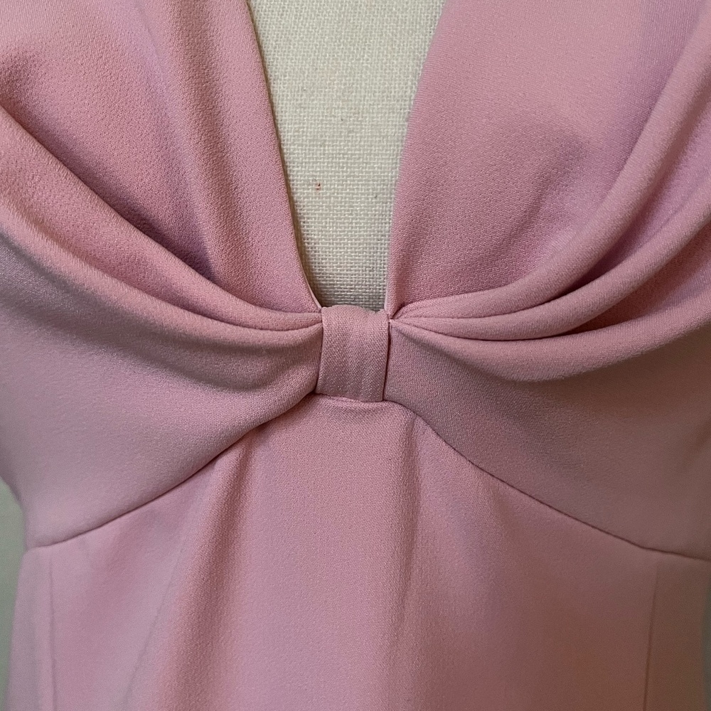 NWT SACHIN + BABI | Pink Layla Midi Dress w Puff Sleeve and Mermaid Hem | Size 4 - Picture 8 of 16